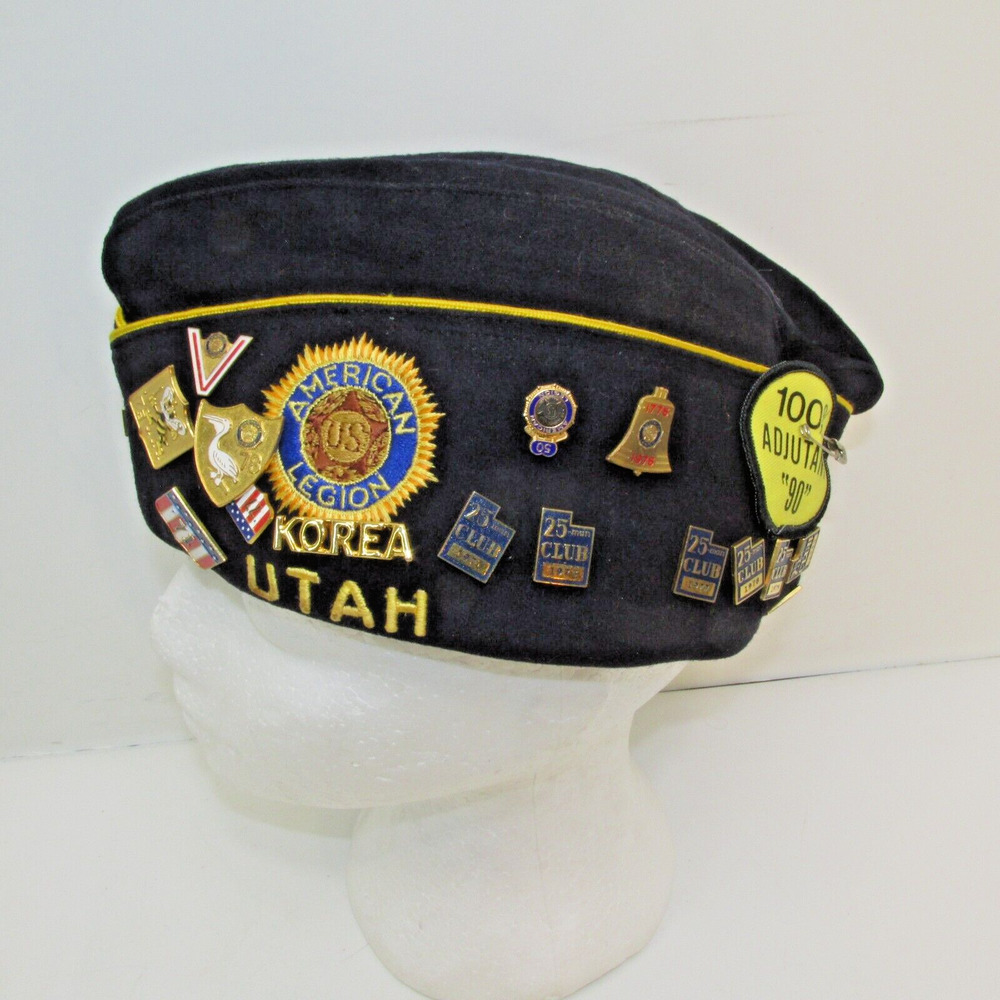 Utah American Legion Hat & pins 1960's - 1990's